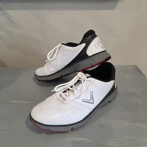 Callaway Golf Shoes Mens Size 10.5 White Black Spikeless  CG103WT Lightweight